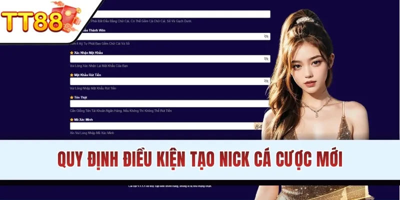 Quy định điều kiện tạo nick cá cược mới cần nắm rõ